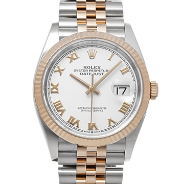 ロレックス デイトジャスト 36 126231 ホワイト メンズ 時計 【中古】【wristwatch】