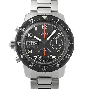 ジン MILITARY TYPE IV 103 ブラック メンズ 時計 【中古】【wristwatch】