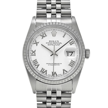 ロレックス デイトジャスト 16220 ホワイト メンズ 時計 【中古】【wristwatch】