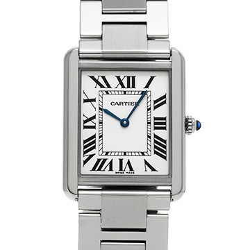 カルティエ タンク ソロ LM W5200014 シルバー ユニセックス 時計 【中古】【wristwatch】