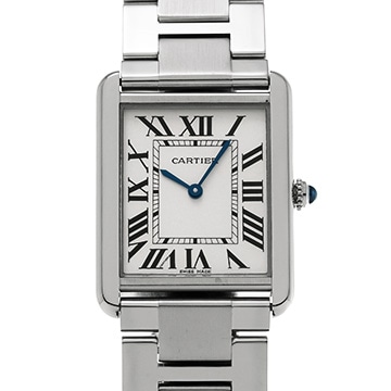 カルティエ タンク ソロ LM W5200014 シルバー ユニセックス 時計 【中古】【wristwatch】