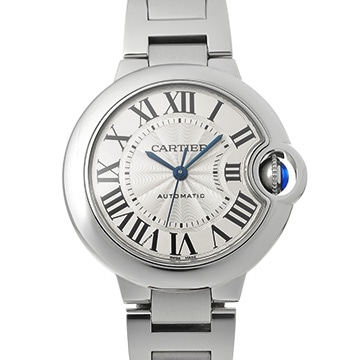 カルティエ バロンブルー ドゥ カルティエ 33mm W6920071 シルバー ユニセックス 時計 【中古】【wristwatch】