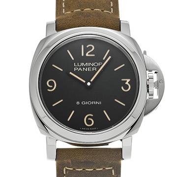 パネライ ルミノール ベース 8デイズ PAM00914 ブラック メンズ 時計 【中古】【wristwatch】