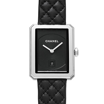シャネル ボーイフレンド H6585 ブラック レディース 時計 【中古】【wristwatch】