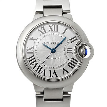 カルティエ バロンブルー ドゥ カルティエ 33mm W6920071 シルバー ユニセックス 時計 【中古】【wristwatch】