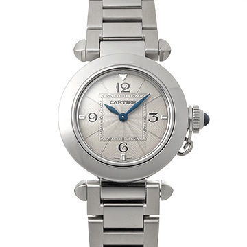 カルティエ パシャ ドゥ カルティエ 30mm WSPA0021 シルバー レディース 時計 【中古】【wristwatch】