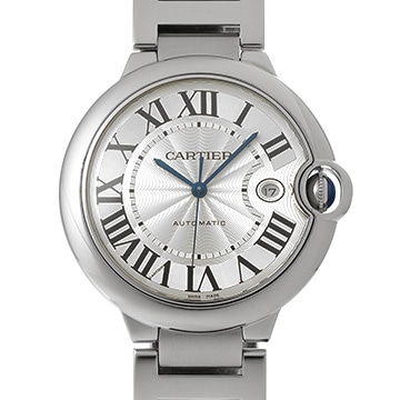 カルティエ バロンブルー W69012Z4 シルバー メンズ 時計 【中古】【wristwatch】