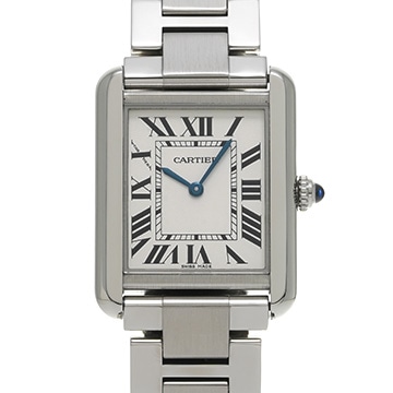 カルティエ タンク ソロ SM W5200013 シルバー レディース 時計 【中古】【wristwatch】