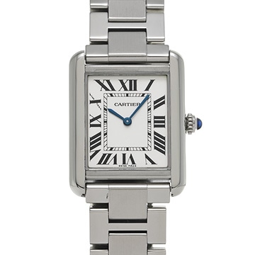 カルティエ タンク ソロ SM W5200013 シルバー レディース 時計 【中古】【wristwatch】
