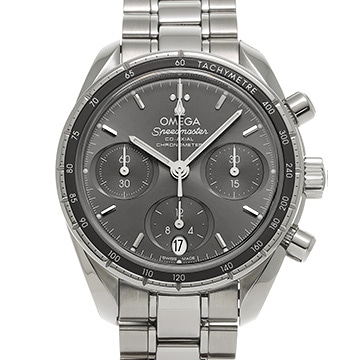 オメガ スピードマスター デイト 324.30.38.50.06.001 グレー メンズ 時計 【中古】【wristwatch】
