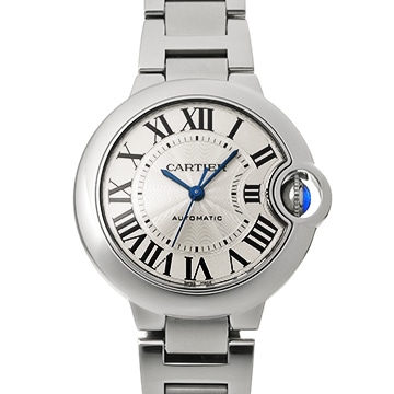 カルティエ バロンブルー ドゥ カルティエ 33mm W6920071 シルバー ユニセックス 時計 【中古】【wristwatch】