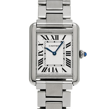 カルティエ タンク ソロ SM W5200013 シルバー レディース 時計 【中古】【wristwatch】