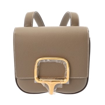 エルメス デッラカヴァッレリア エトゥープ ヴォーエプソン レディース バッグ 【未使用】【bag】