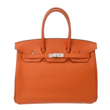 エルメス バーキン 35 オレンジ トゴ レディース バッグ 【中古】【bag】
