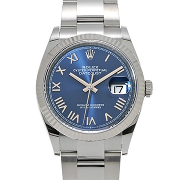 ロレックス デイトジャスト 36 126234 ブライトブルー メンズ 時計 【新品】【wristwatch】