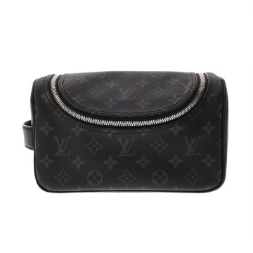 ルイ ヴィトン モノグラムエクリプス トイレタリーバッグ ブラック M11510 モノグラムキャンバス メンズ 【中古】【bag】