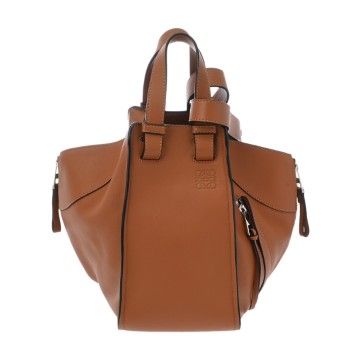 ロエベ ハンモックバッグ スモール タン 387.30.N60 クラシックカーフ レディース バッグ 【中古】【bag】