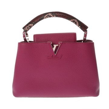 ルイ ヴィトン カプシーヌ BB 2WAY ピンク パイソン/トリヨン/パイソン レディース バッグ 【中古】【bag】