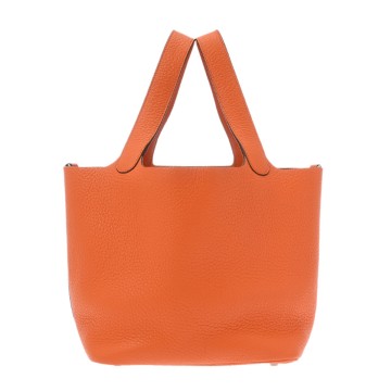 エルメス ピコタン MM オレンジ トリヨンクレマンス レディース バッグ 【中古】【bag】