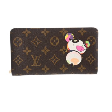 ルイ ヴィトン モノグラムパンダ LV×村上隆 ポルトモネジップ ブラウン M61729 モノグラムキャンバス ユニセックス 財布 【中古】【purse】