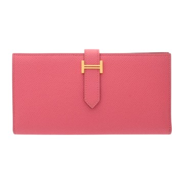 エルメス ベアン スフレ ローズアザレ ヴォーエプソン レディース 財布 【中古】【purse】