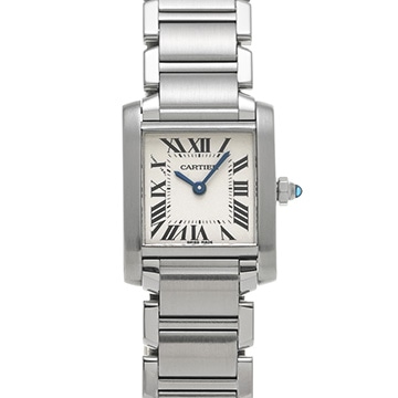 カルティエ タンクフランセーズ SM　 W51008Q3 シルバー レディース 時計 【中古】【wristwatch】