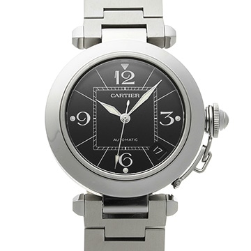 カルティエ パシャC W31076M7 ブラック ユニセックス 時計 【中古】【wristwatch】