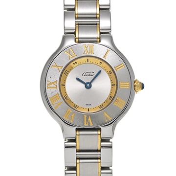 カルティエ マスト 21 ヴァンティアン W10073R6 シルバー レディース 時計 【中古】【wristwatch】