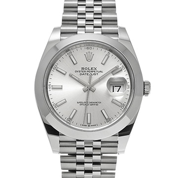 ロレックス デイトジャスト 41 126300 シルバー メンズ 時計 【新品】【wristwatch】