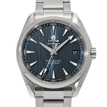 オメガ シーマスター アクアテラ マスターコーアクシャル 231.10.42.21.03.003 ブルー メンズ 時計 【中古】【wristwatch】