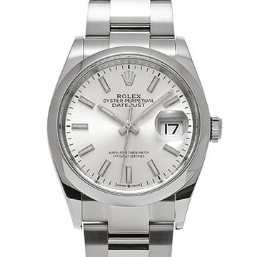 ロレックス デイトジャスト 36 126200 シルバー メンズ 時計 【中古】【wristwatch】