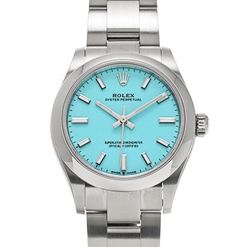 ロレックス オイスターパーペチュアル 31 277200 ターコイズブルー ユニセックス 時計 【中古】【wristwatch】