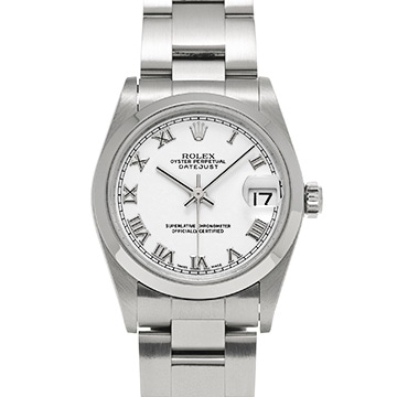 ロレックス デイトジャスト 78240 ホワイト ユニセックス 時計 【中古】【wristwatch】