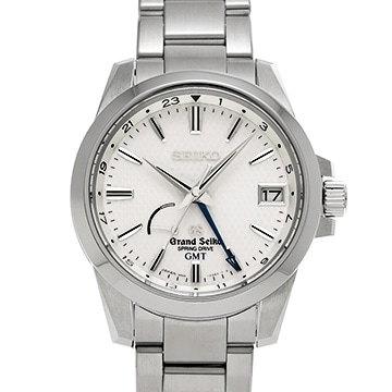 グランドセイコー スプリングドライブ GMT SBGE009 ホワイト メンズ 時計 【中古】【wristwatch】