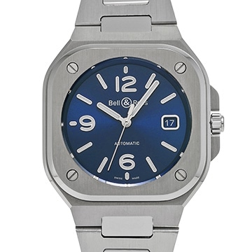 ベル＆ロス BR 05 ブルースチール BR05A-BLU-ST/SST ブルー メンズ 時計 【中古】【wristwatch】
