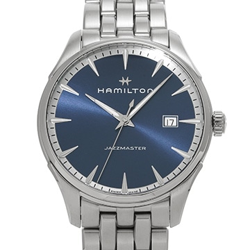 ハミルトン ジャズマスター ジェント クォーツ H32451141 ブルー メンズ 時計 【中古】【wristwatch】