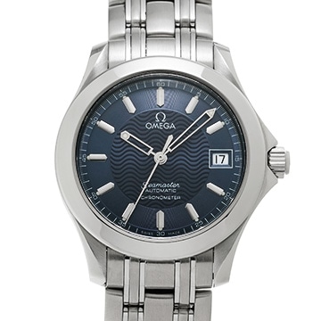 オメガ シーマスター 120 2501.81 ブルー メンズ 時計 【中古】【wristwatch】