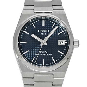 ティソ PRX パワーマティック 80 T137.207.11.041.00 ブルー メンズ 時計 【中古】【wristwatch】