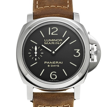 パネライ ルミノールマリーナ 8デイズ PAM00510 ブラック メンズ 時計 【中古】【wristwatch】