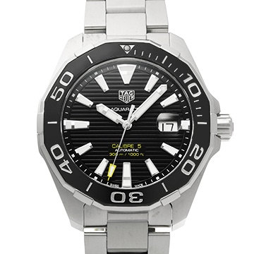 タグ ホイヤー アクアレーサー キャリバー5 WAY201A.BA0927 ブラック メンズ 時計 【中古】【wristwatch】