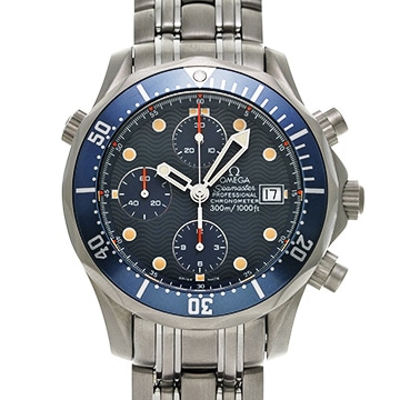 オメガ シーマスター プロフェッショナル 300 クロノグラフ 2298.80 ブルー メンズ 時計 【中古】【wristwatch】