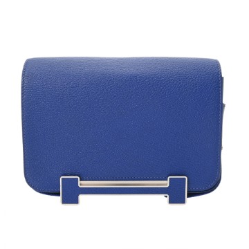 エルメス ゲタ ブルー シェーブル レディース バッグ 【中古】【bag】