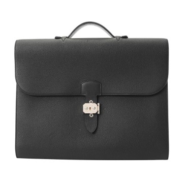 エルメス サック アデペッシュ 38 ブラック トゴ メンズ バッグ 【中古】【bag】