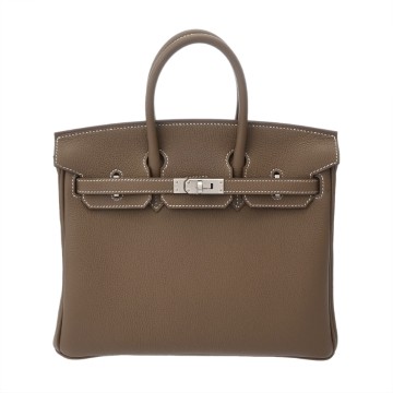 エルメス バーキン 25 エトゥープ トゴ レディース バッグ 【新品】【bag】