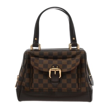 ルイ ヴィトン ダミエ システィナ MM エベヌ N51201 ダミエキャンバス レディース バッグ 【中古】【bag】