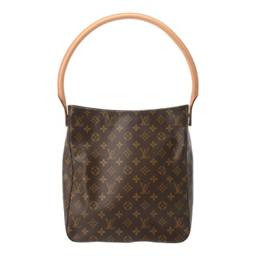 ルイ ヴィトン モノグラム  ルーピング GM ブラウン M51145 モノグラムキャンバス レディース バッグ 【中古】【bag】