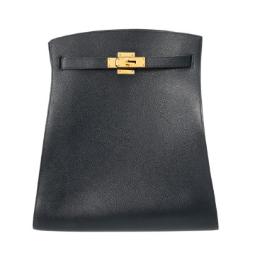 エルメス ケリー スポーツGM ネイビー クシュベル レディース バッグ 【中古】【bag】