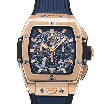 ウブロ スピリット オブ ビッグバン キングゴールド ブルー 642.OX.7180.RX ブルー メンズ 時計 【中古】【wristwatch】