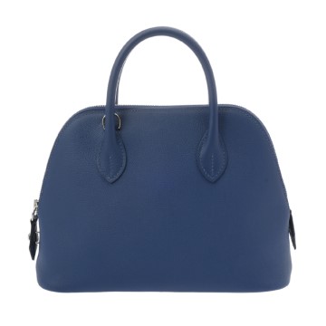 エルメス ボリード1923 25 ブルーウートルメール/ルージュセリエ エバーカラー レディース バッグ 【未使用】【bag】