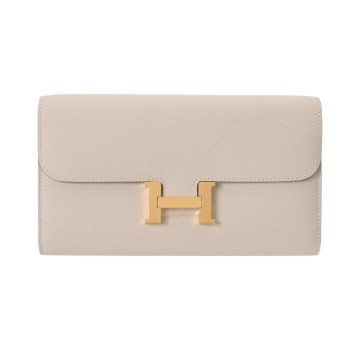 エルメス コンスタンス ロングトゥーゴー  クレ ヴォーエプソン レディース 財布 【中古】【purse】